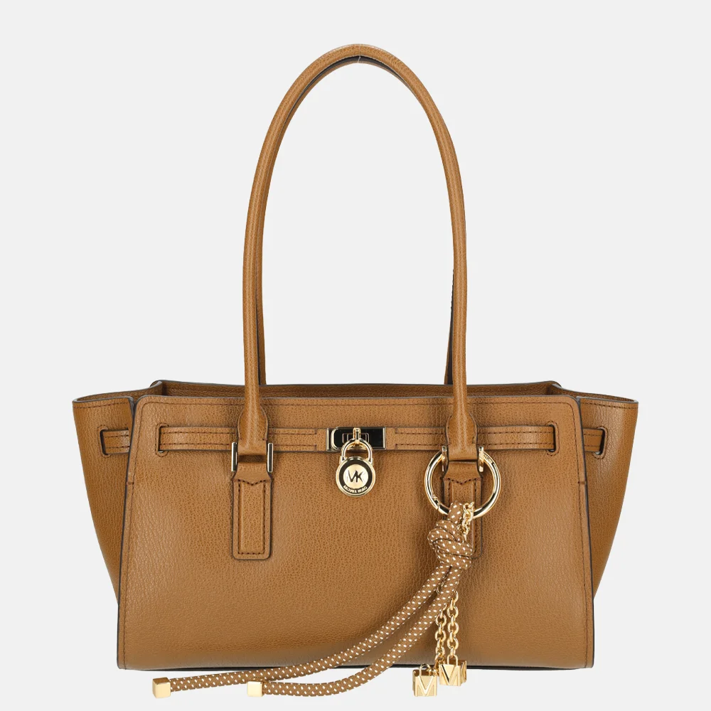 Michael Kors Hamilton schoudertas bruin